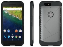 Nexus 6P Armor Shield Hard TPU + PC Back Cover